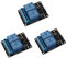 ARCELI 3pcs 2 canales DC 5V Módulo de relé para Arduino DSP ARM PIC AVR STM32 Raspberry Pi con optoacoplador Tarjeta de expansión de disparo de bajo nivel
