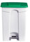 L2G - Poubelle Plastique 90 Litres - En Polypropylène - Conception aux Normes HACCP - Commande par Pédale - Deux Roulettes Arrière - Vert