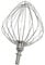 SPARES2GO 9 Wire Aluminium Balloon Whisk Attachment with Circlip Shaft for Kenwood Major Chef Stand Mixer