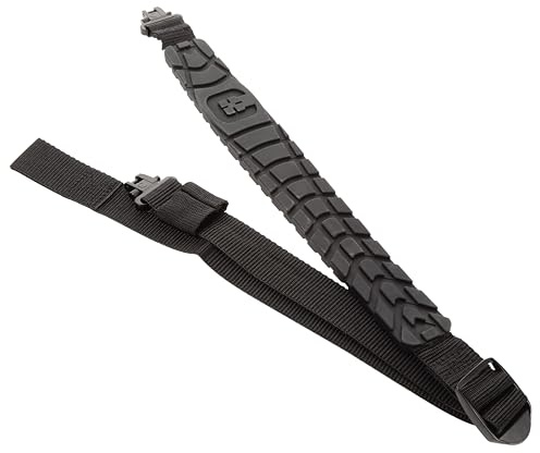 Caldwell Max Grip Slim Sling with Sling Swivel Studs and Adjustable Overmolded Strap for Shooting, Hunting and Range,Black