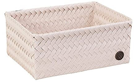 Handed By - Aufbewahrungskorb, Korb - Fit Medium High - PP-Kunststoff - Farbe: Creme - 24 x 18 x 10 cm