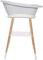 Bebe-jou Set Sense Bañera Led Gris Claro+ Soporte Sense Blanco + Hamaca de Baño Blanco