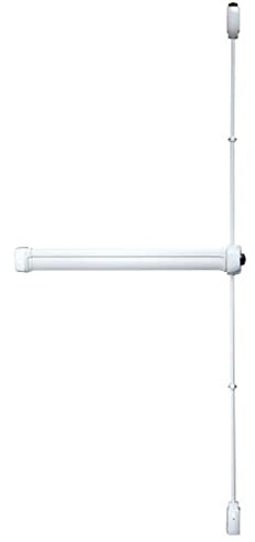 Serrure anti panique à 3 points haut/bas et latéral longueur 835 mm coloris gris aluminium