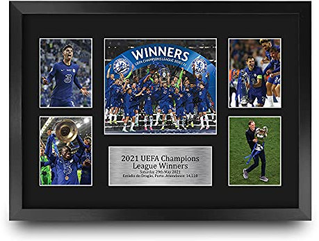 HWC Trading FR A3 Winners 2021 Gedruckte Erinnerungsstücke Signiert Autogramm Foto Display Für Fußball-Fans Und Unterstützer - A3 Eingerahmt