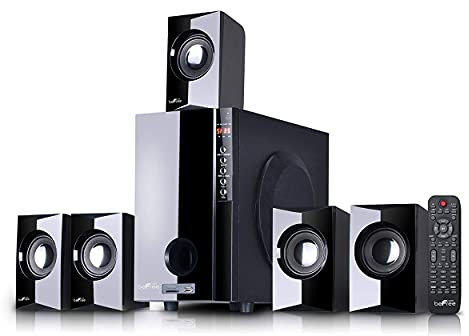 BEFREE SOUND Black 5.1 Channel Bluetooth Surround Sound Speaker System