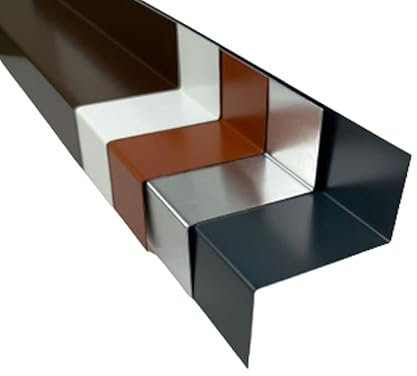 Z Profil Z Winkel 2 m Abdeckprofil Stufenprofil (Alu anthrazit RAL 7016, A=50 B=100 C=50 mm)