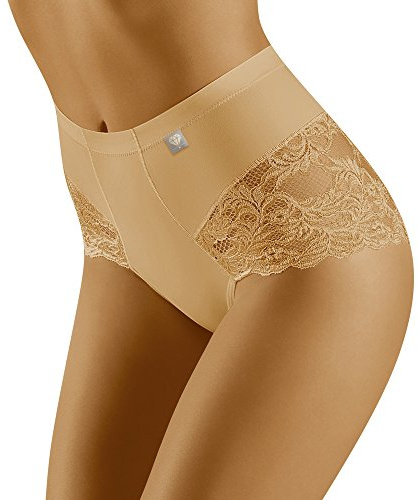 Wolbar Miederhose Damen Miederslip Hoher Taille Slip Shapewear Damen Figurformende Bauchweg Unterhose Spitze Sexy Unterwäsche Miederpant WB406