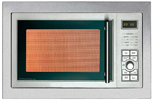 Microondas encastrable de 900 W. Capacidad 23 L. Grill de 1.000 W, 8 niveles de potencia. Temporizador DIGITAL 95 minutos.