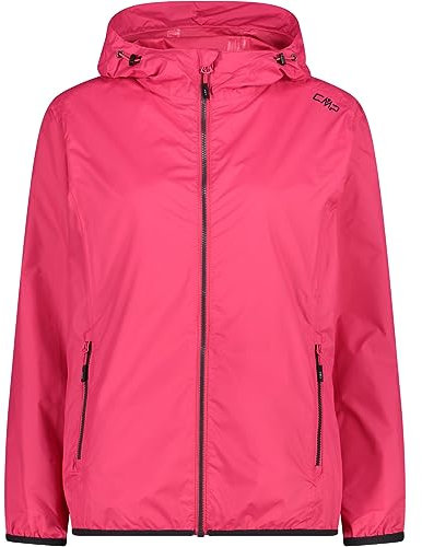 CMP - Veste femme avec capuche anti-pluie, Fraise, M