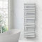 NRG Designer Bathroom Flat Panel Heated Towel Rail Radiator Modern Central Heating Warmer Wall Mounted Ladder Rad 1600×600mm Chrome