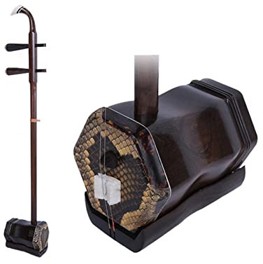 TSTS Gestreiftes Ebenholz Erhu Handgefertigtes Zupfinstrument Erhu-Instrument