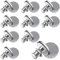 Jeans Knöpfe Ohne Nähen Jeansknöpfe zum Schrauben Hosenknöpfe Hosen Knöpfe Verstellbare Jeans Ersatz Knopf Set 17mm 10 Stück