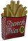 Blechschild Pommes Frittes French Fries Küche Küchenschild 10 Cent Nostalgie Werbeschild Mertallschild