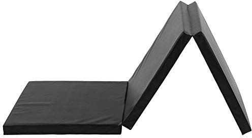 Oumefar Dreifach Gefaltete Matte, Fitnessmatte, Zusammenklappbare Gymnastikmatte, Verdickungsmatte für Physiotherapie