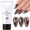 Makartt Poly Nail Gel - 50ml Cat Eye Extension Gel Farben Nägel UV Aufbaugel und Nagelverlängerung Gel für Starter Nageldesign DIY Maniküre Geschenk, Woodland Mystery