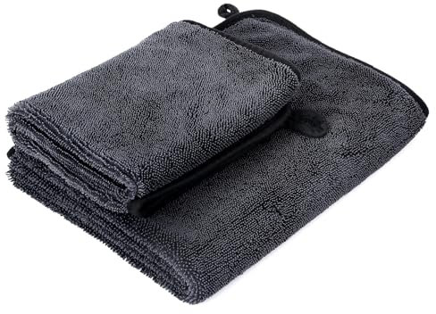 Shiny Bath Trockentuch 2 Stück Extrem Saugstark Fast Dry Trockentuch für die Dusche Mikrofaserstoff Shiny Wipes Hohe Aufnahmekapazität Duschkabinen Tuch Professionellen Autopflege Poliertuch