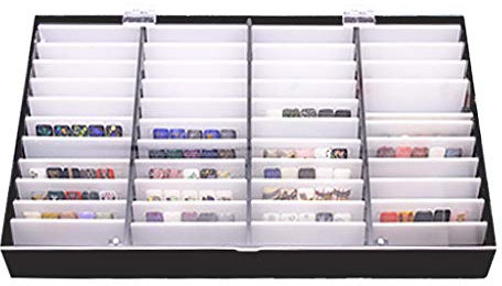 Boîte de rangement pour faux ongles 44 compartiments