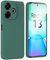 ARRYNN Funda Xiaomi Redmi 13 4G (6,79) con Cristal Templado Protector de Pantalla,Verde Ultra Slim Protectora Funda de Silicona Líquida Suave Case Cover - Verde1
