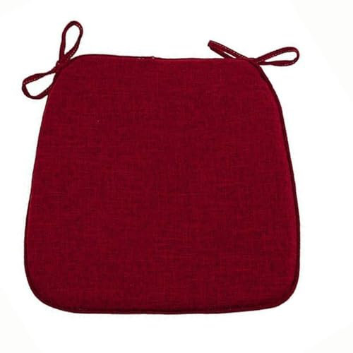 BLLMTEAR Stuhlpolster für Esszimmerstühle mit Bändern Sitzkissen für Küchenstühle Stuhlkissen für Esszimmer im Landhausstil rutschfeste Dicke Waschbare Stuhlkissenpolster(03,1pc:38x35cm/15x14in)