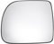 A ABSOPRO Espejo retrovisor del lado izquierdo del coche, reemplazo de cristal con placa de respaldo convexo calefactado blanco para Renault Kangoo 1997-2001