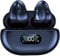 Bluetooth 5.3 Kopfhörer Open Ear Clip-on HD Stereo IPX5 Wasserdicht Geräuschunterdrückung Berührungssteuerung Mikrofon LED-Leistungsanzeige mit Ladebox für Sport Radfahren Fahren (Schwarz 2)