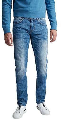 PME Legend Herren Jeans NIGHTFLIGHT - Regular Fit - Blau - Mid Blue Wash W28-W40