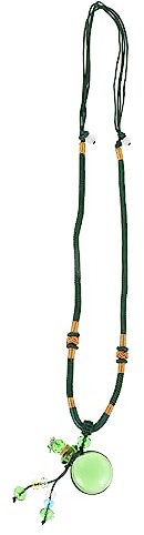 Healifty 1 collier en forme de bouteille d'huile essentielle, bijoux en forme de bouteille d'huile essentielle, collier S pour femme, collier pendentif diffuseur d'huiles essentielles, pendentif ras