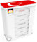 Kerpers® Tablettenbox 7 Tage | MADE IN GERMANY | Pillendose mit 4 Fächer - morgens mittags abends nachts | Medikamentenbox für Tabletten und Supplements (1x Türkisch)