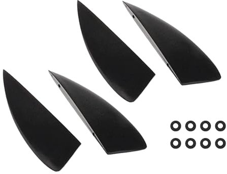 Surfflossen, Wassersplitter für Surfbrett, 4 Stück, verstärkt, zum Surfen, Paddeln, Tauchen und Wasseraktivitäten