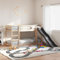 UJCHVHN Item-Bunk Bed with Slide&Ladder without Mattress 80x200 cm,Beds & Accessories,Beds & Bed Frames