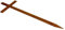 SyberDesk Croix funéraire en bois de pin imprégné pour l'extérieur, 145 cm de haut, facile à monter