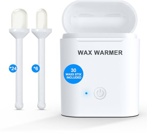 PYue Nose Wax Kit for Men and Women, 30 Nose Wax Sticks With Nose Hair Wax, No Microwave & No Wax Beads Required, No complicated steps, USB-powered, Safe, Natural, and Gentle - Nose Wax Kit