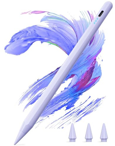 Kingone pencil for Apple iPad 2018-2026,2X Faster Charging & Palm Rejection & Tilt Sensitivity & Magnetic,Stylus Pen Compatible with iPad 6~11th,Pro 11/12.9/13,Air 3~5th,Air 11/13,Mini 7/6/5th.