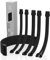 EZDIY-FAB Sleeved Cable - Rallonge de câble pour l'alimentation avec Manchon Extra-Large 24 Broches 8 Broches 6 pin 4+4 Broches avec Combs-Noir Pour Ordinateur