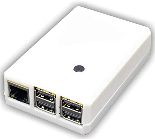 PiStart - An enclosed case with a reset button for Raspberry Pi that avoid unplug (White)