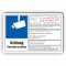 Fassbender-Druck SCHILDER dsgvo BDSG mit Wunschtext - Videoüberwachung Schild/VÜ-014 (15x10cm SCHILD)