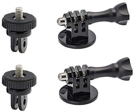 woleyi Adaptateur de trépied pour Appareil Photo Adaptateur à vis 1/4-20 pour Les caméras d'action Gopro Hero