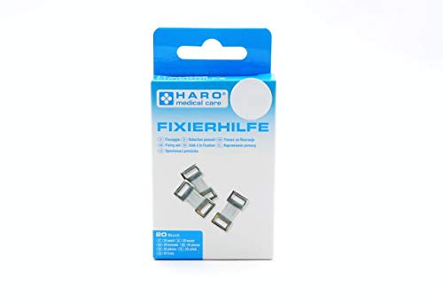 Trimz Lot de 20 pinces à bandage Blanc/métal