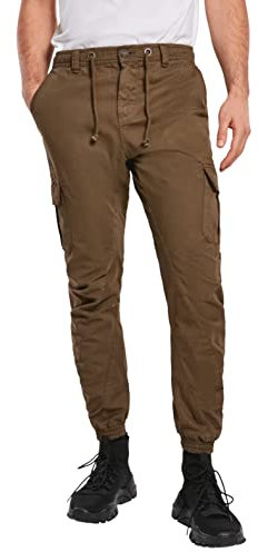Urban Classics Herren Cargo-Jogginghose, Darkground, XXL