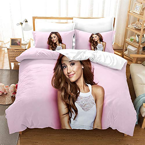Bettbezug Mit 2 Kissenbezügen Bettwäsche Mit Reißverschluss Mikrofaser Double Size Bettwäsche Set (Stil 06,135 x 200 cm)