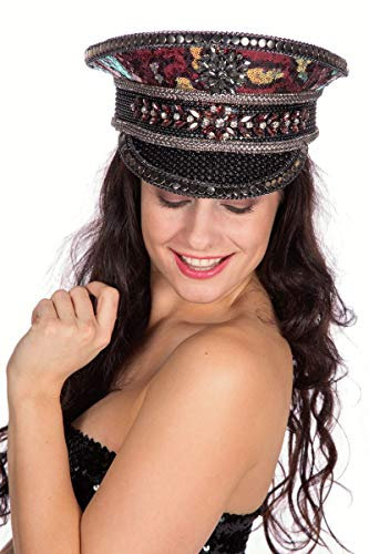 Wilbers&Wilbers Kostüm Zubehör Burning Man Blumen Leopard Karneval Fasching