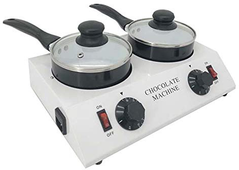 Chocolat Melting Pot, Tempéreuse Professionnelle De Chocolat Avec Commande Manuelle, Chocolat Chauffé (Double Pot)