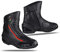 BI ESSE -Stivali Moto In Pelle,Scarpa Per Motocicletta Impermeabile,Traspiranti,Stivaletti Invernali Strada,Protezione Caviglia (Nero/Rosso, Sistema Taglie Calzature EU, Adulto, Numero, Media, 44)