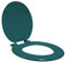 MDF WC Sitz petrol Deckel Klodeckel Toilette Klobrille Toilettendeckel Klo farbig Uni unifarben einfarbig