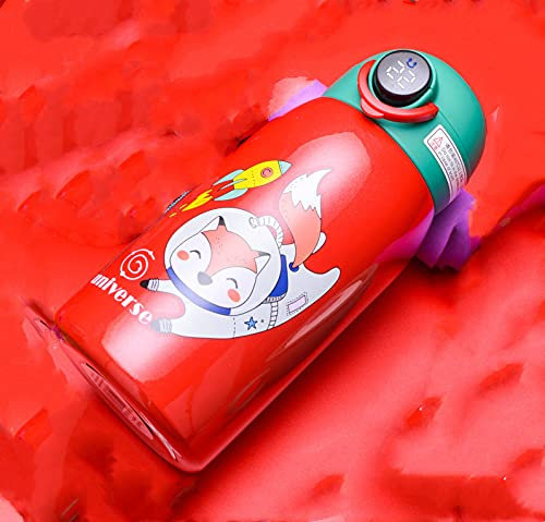 Termo Inteligente Para Niños Con Doble Tapa 501-600ml Rojo