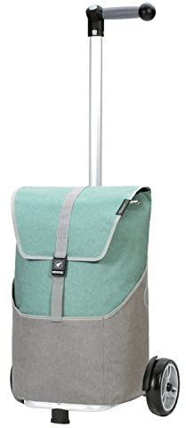ANDERSEN Einkaufstrolley - Shopper Vigo Mint 46 L einkaufen,hochwertig, Aluminium, Griff ergonomisch, höhenverstellba...