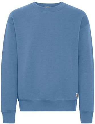 !Solid SDLenz Crew SW Herren Sweatshirt Pullover Pulli mit Rundhalsausschnitt Langarm, Größe:XL, Farbe:Quiet Harbor (174029)