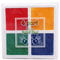 Craftplay Giant washable paint pads - Suitable for hands & feet - 15cm Diameter (Four part paint pad) (AMZ2285GIP4)