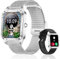 Colesma Smartwatch mit Anruf und Sprachassistent, 1,59 Zoll (1,59 Zoll), HD, Fitnessuhr für Damen, mit Herzfrequenzmesser, Blutdruck, SpO2, Schlaf, Schrittzähler, für Android iOS