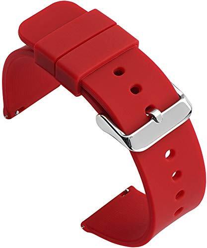 Shieranlee Silicone Quick Release Replacemen 12MM 16MM 18MM 19MM 20MM 22MM 24MM Watchband Watch Strap,Compatible with Casio LQ-139,LQ-130/140 and all 12MM band